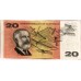 AUSTRALIA 1968 . TWENTY  20 DOLLARS BANKNOTE . PHILLIPS/RANDALL . STAR NOTE